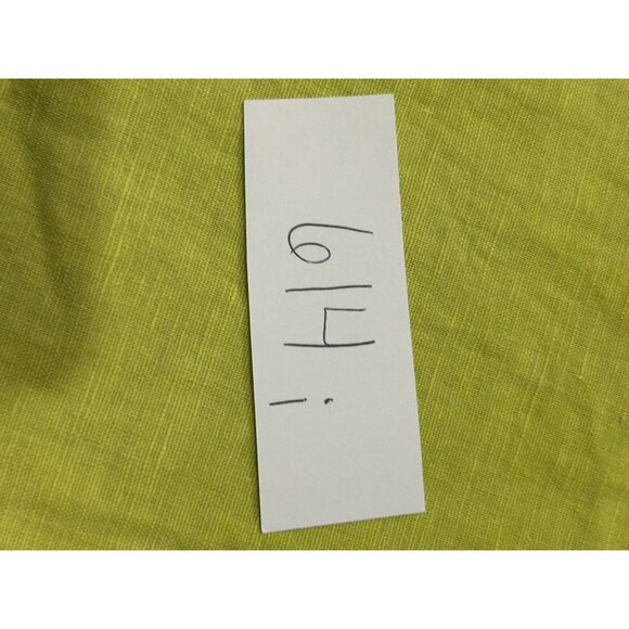 Hot Cotton Cropped Cargo Pants Green Lime Sz Medium Pull On Elastic Waist NWT - Picture 10 of 11